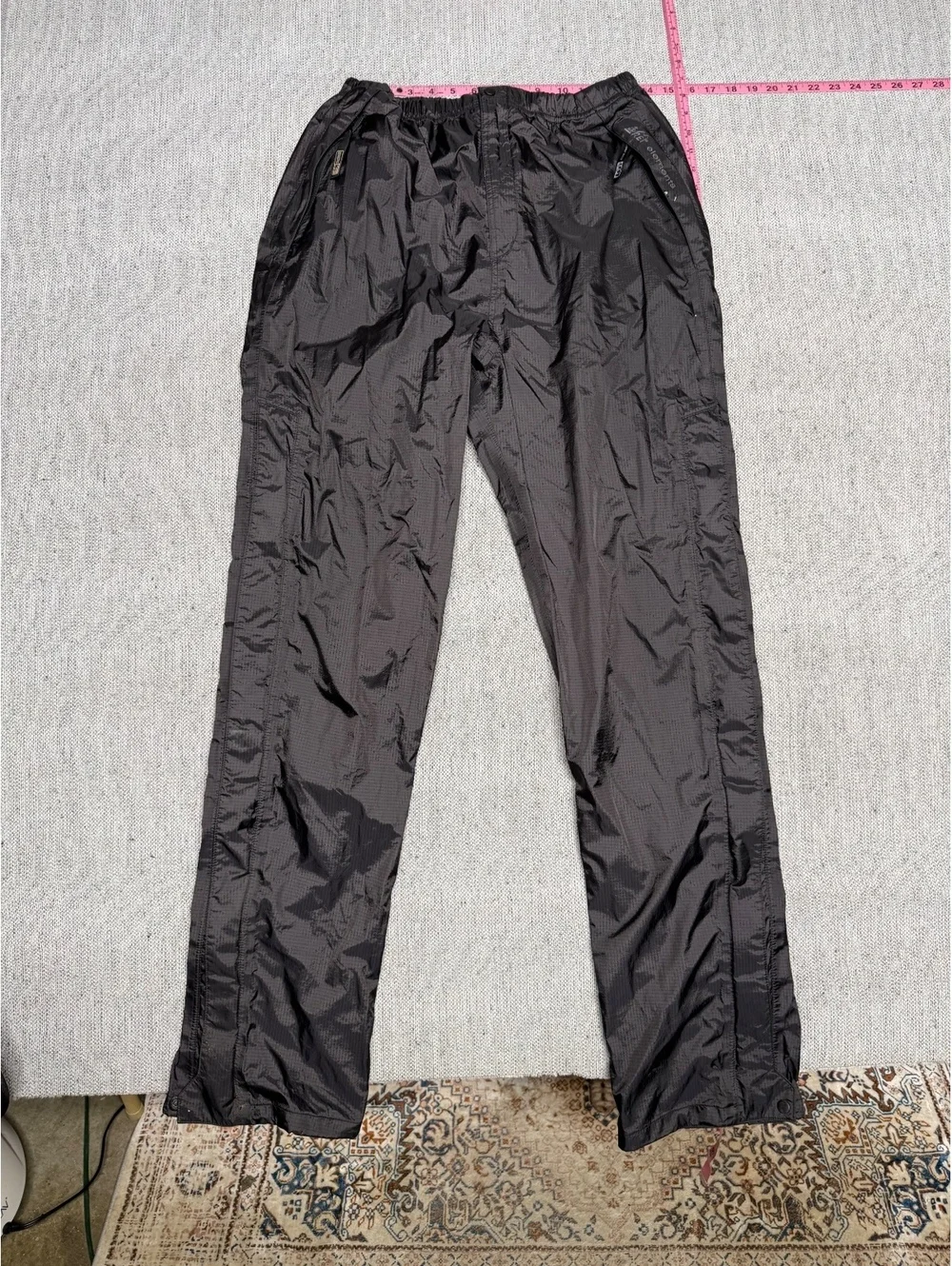 REI Black Elements Stow Away Pocket Outdoor Pants